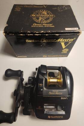 Bbv-5 Shimano Vintage Bantam Beast Master V. 2 Speed Baitcaster Rare