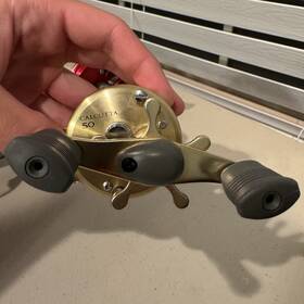 Shimano Calcutta50 Vintage Calcutta 50 Round Baitcasting Reel - Made In Japan Excellent