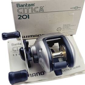 Ci201b Shimano Citica 201 L/h Baitcasting Reel Silver 5 1 Boxed Made In Japan