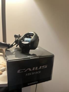 Cis151hgc Shimano Caius 151-hg Bait Casting Reel Left Hand Lh Screeching Read Description