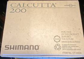 Ct-200a Shimano Calcutta 200 Silver Baitcast Reel Right 5.0 1 Anti-reverse