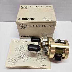 Cte-201 Shimano Calcutta Te 201 5 1 7 Bearings 10.4oz. Older Model Baitcasting Reel
