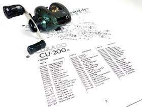 Cu200b Shimano Bantam Curado 200b Baitcasting Reel 6.2 1 Japan Free Shipping
