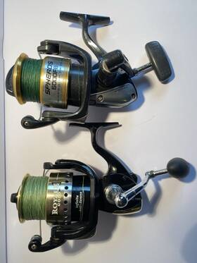 6000fb Shimano & Jarvis Walker Two Salt Water Spinning Reels