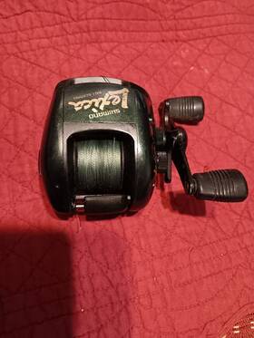 Lx-100 Shimano Fishing Reel Lexica Low Profile Baitcasting Rh Baitcaster Nice