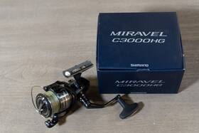 Mirc3000hg Shimano Miravel Spinning Reel - Blue/gray
