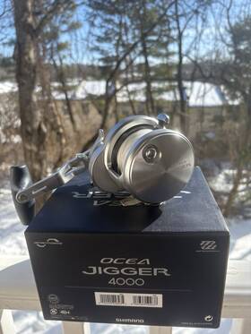 Oceajg4000 Shimano Ocea Jigger 4000 Metal Fishing Reel Silver Mpn High-quality
