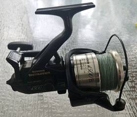 Sa4500b Shimano Baitrunner 4500b Spinning Fishing Reel Exc. Overall Cond. Working