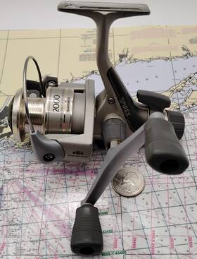 Spi-2000 Shimano Spirex 2000 Spinning Fishing Reel With Rear Drag And Fightinft L K