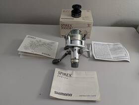 Sr-2000ra Shimano Shumano Spirex Spinning Reel Original Box/paperwork Extra New Spool