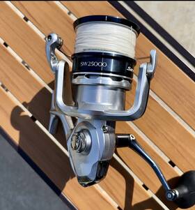 Srg25000swa Shimano Saragosa 25000 Reel Mint With Braid