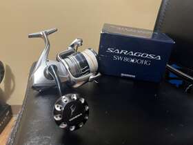 Srg8000swahg Shimano 8000 Hg Saltwater Spinning Fishing Reel