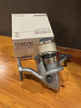 Sy-4000fd Shimano Symetre Spinning Fishing Reel 4000 Fd With Original Box 6.2 1 Ratio Japan