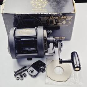 Tbm-30 Shimano Tbm-30/50 Triton Beastmaster 30/50 2-speed Lever Drag Saltwater Trolling Reel