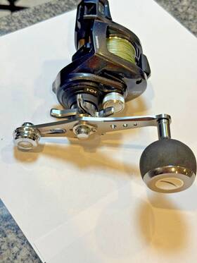 Tek301hglca Shimano Line Counter Reel - Silver/black