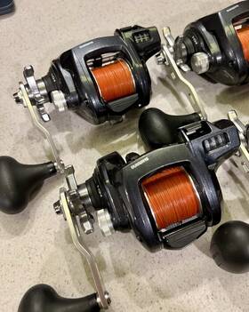 Tek401hglca Shimano Tekota 401 Line Counter Reel Left-handed With Box