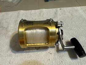Tiagra30wlrsa Shimano Tiagra 30w Lrs Gold 2-speed Lever Drag Trolling Reel Pre-spooled