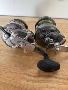 Torium20 Shimano Tor20pga Fishing Reel Saltwater 2 Reels For Sale With Line