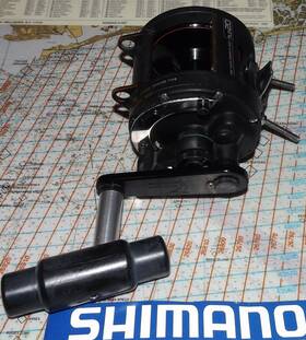 Trtld20 Shimano Triton Tld-20 Lever-drag Conventional Fishing Reel R/h With Custom Handle