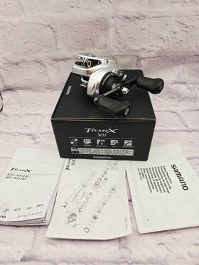 Trx301b Shimano Tranx 301 B 5.8 1 Low Profile Lefthand Baitcasting Reel