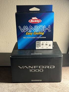 Vf1000f Shimano Vanford Spinning Reel - Black-near Mint Nr