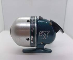 Silstar Ec30b Classic Spincast Fishing Reel Green Push Button Korean