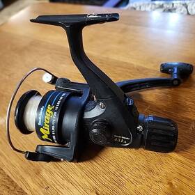 South Bend 431a Mirage Graphite Spinning Fishing Reel Rear Drag