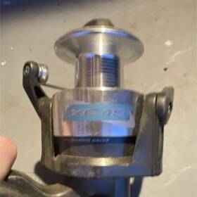 Xc15 South Bend Spinning Reel Silver Black 4.1 1 Gear Ratio Ball Bearing Drive