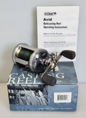 Ac300 St. Croix Avid Casting Fishing Reel 5.1 1 3 Bearings Rh Right Hand Mint