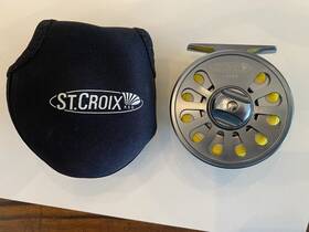 La56g St. Croix Fly Reel Aluminum Fishing With Case