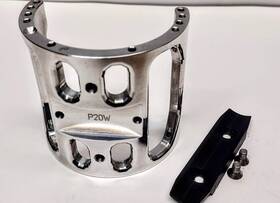 P20w Tiburon Penn 99 500 Jigmaster 2.75 Inch Wide Polished Fishing Reel Frame