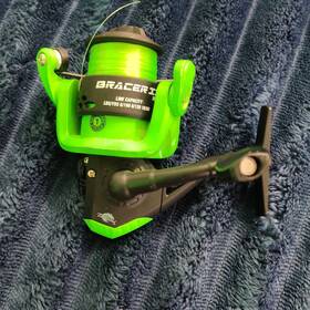 Tsbra2000 Tsunami Bracer Ii 2000 Spinning Reel 5.2 1 Front Drag Pre-spooled Green/black