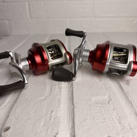 U.s. Reel 1000pro U.s. Supercaster Fishing Red/silver 7.1 1 Gear Ratio