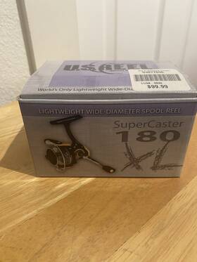 180xl Us Reel Supercaster Spinning Fishing With Instructs Guide And Extra Spool