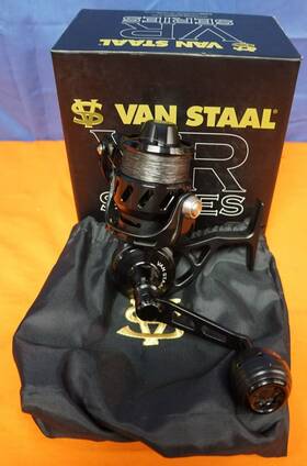 Vr150b Van Staal 854692002022 Vr Series 150 4.8 1 35lb Left Black Bailed Spinning Reel