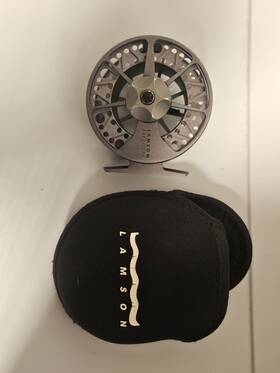 U240716y11200 Waterworks-lamson Water Works Velocity 2.0 V2 Gray Wf6 100 Yds 20# Used Fly Reel Fishing