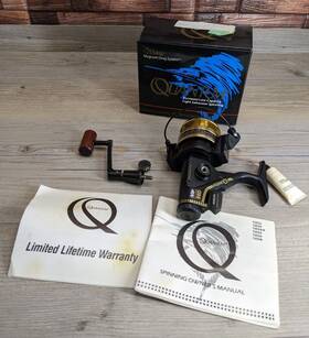 Zebco 032784080992 Quantum Qss 4w Fishing Reel With Manual And Box 1988 Brunswick Corp