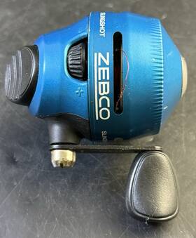 202mlscbl-cwc1 Zebco Slingshot Spincast Reel Blue 2.8 1 Gear Ratio W 100 Yds/10 Lb Test Vl03