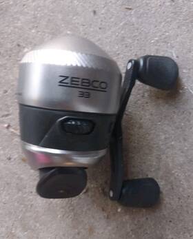 33n-cklo Zebco 33 Spincast Reel 4.1 1 Gear Ratio W Bite Alert 33n Cklo Fishing