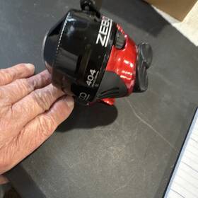 404m-gwc4 Zebco 404 Spincast Reel Red/black 1 Ball Bearing Model Mpn