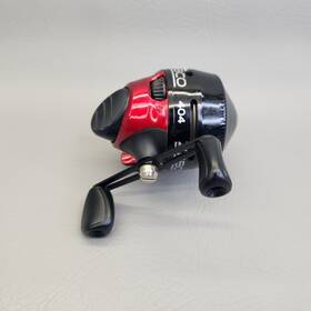 404m-gwl9 Zebco 404 Spincast Reel Black And Red Lightly Used 404m Gwl9