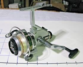 940xl Zebco Spinning Reel L/r Bbs 215yds/10lb 5.1 Made In America - Euc