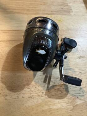 Sldl-k4 Zebco Rare Vtg Depth Locator Fishing Reel Crappie Button Works Great