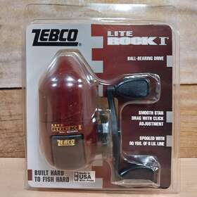 Xj134-03a Zebco Vtg 1995 Reel Lite Rock I Ball Bearing Spin Cast Fishing Sealed New