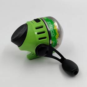 Zs5094 Zebco Splash Green Fishing Spincast Reel 3.4 1 Gear Ratio With 10lb Test Line