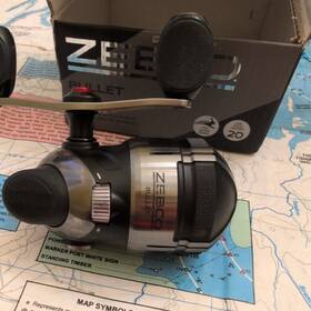 Zs5622 Zebco Bullet Spincast Reel Zb 20 With 9 Bearings 28 Inch Retrieve Per Turn. In Box