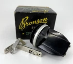 Vintage Bronson Flipper No. 100 Spinning Reel Black W Box Usa Fishing Tackle. Fixed Price $74.99.