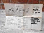 Vintage Holiday 64-253 Closed Face Spin Casting Reel Owners Instructions Parts. Fixed Price $8.15.