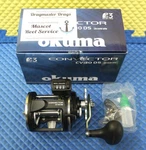 Okuma Convector Trolling Reel With Dragmaster Drags Upgrade Linecounter Cv 30DS. Fixed Price $129.99.