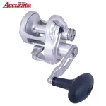 Accurate Single Speed Baitcasting Lefthanded Reel Boss Fury FX-400 Silver. Fixed Price $505.45.